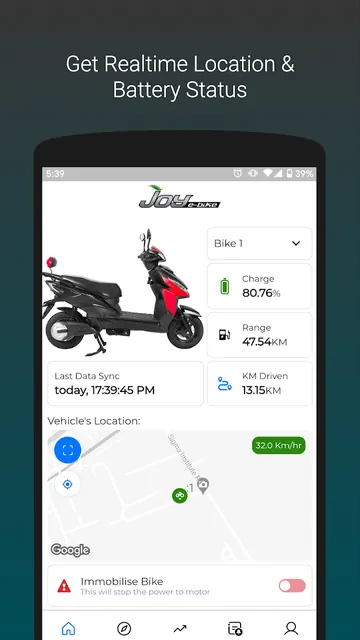 Joy E-Bike screenshot 1