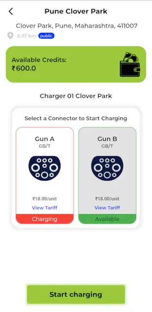 PowerbankEV Charging screenshot 1