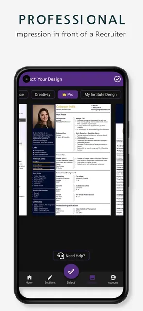 cvDragon Resume App: Create CV screenshot 4