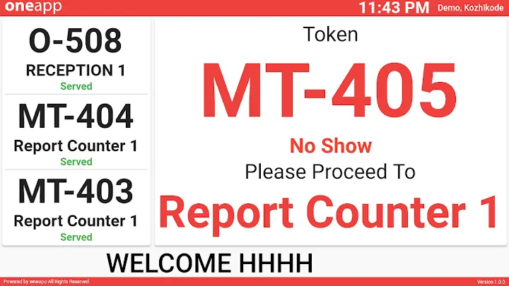 OneApp Display screenshot 1