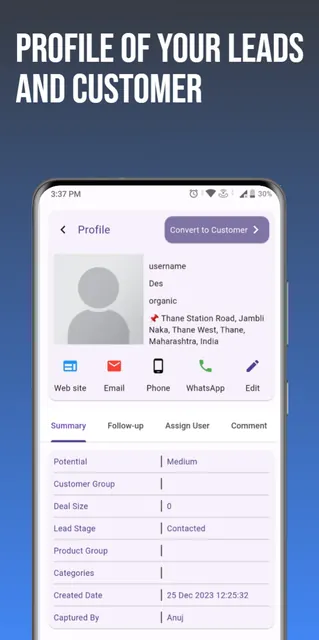 CRM screenshot 5