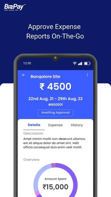 BizPay: Automated Expense Mgnt screenshot 3