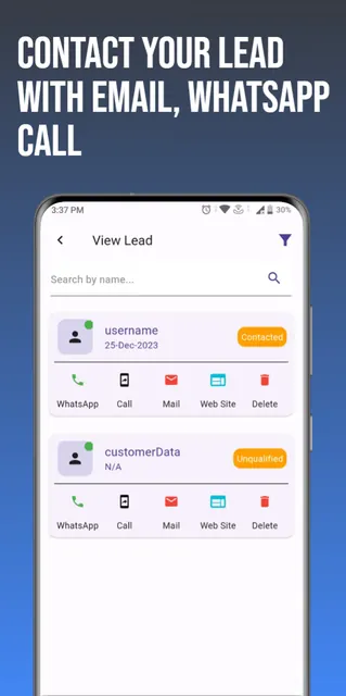 CRM screenshot 4