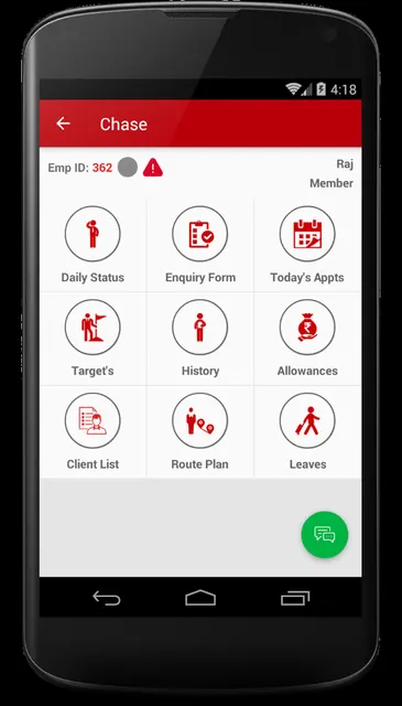 Chase - Employee Tracking App screenshot 3