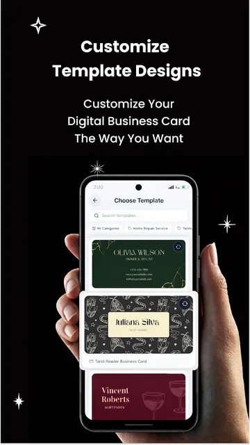 Bluetick Digital Business Card screenshot 1