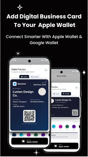 Bluetick Digital Business Card screenshot 4