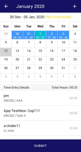 OfficeTimer screenshot 2