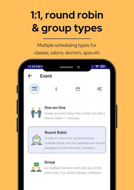 DaySchedule screenshot 2