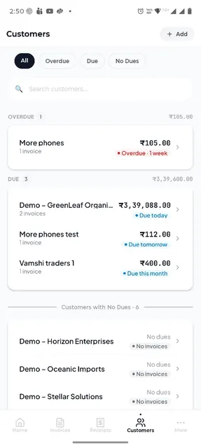 Unpaper Billing screenshot 4