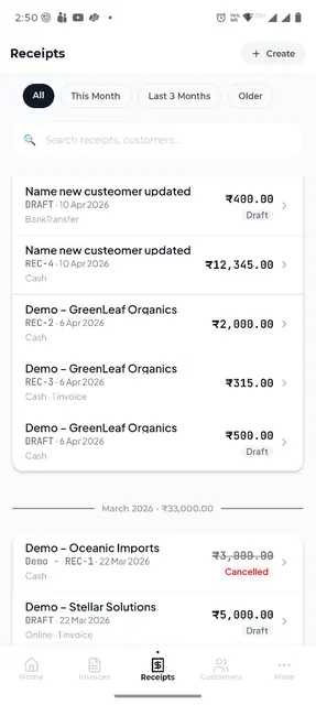 Unpaper Billing screenshot 3