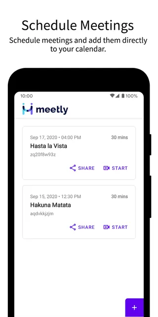 Video Meeting - Meetly screenshot 5
