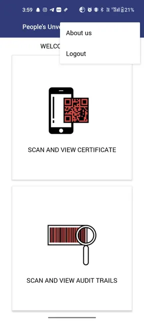 People's University SeQR Scan screenshot 5