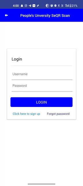 People's University SeQR Scan screenshot 6
