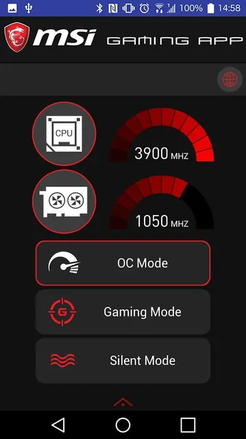 MSI GAMING APP screenshot 3