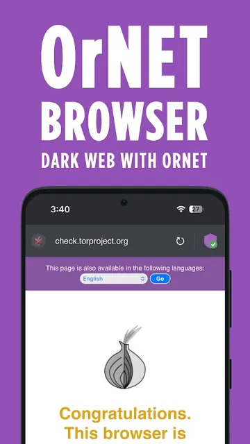 Dark Web Browser : OrNET screenshot 2