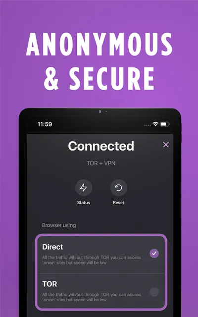 Dark Web Browser : OrNET screenshot 6