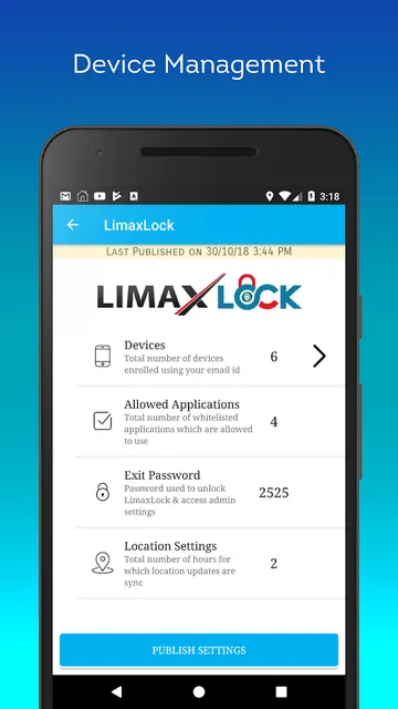 Kiosk Mode Lockdown Limax MDM screenshot 2