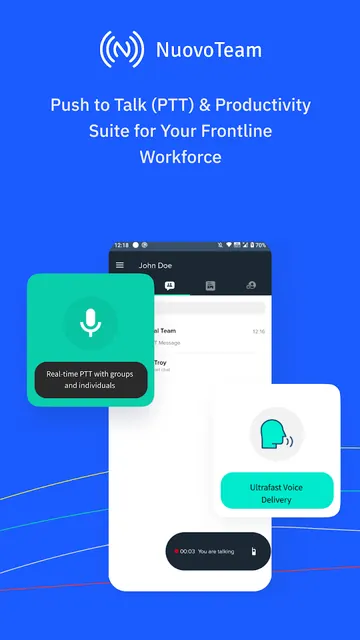 NuovoTeam - Push to Talk (PTT) screenshot 1