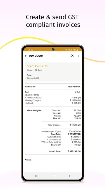 GoldBook -Jewellery Accounting screenshot 2