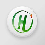 H office logo