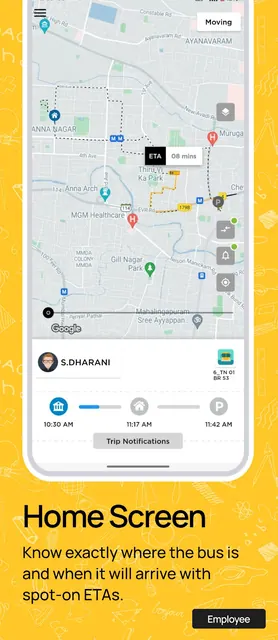 NeoTrack - Employee BusTracker screenshot 1