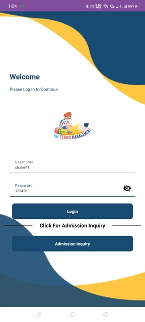 The School Management screenshot 1
