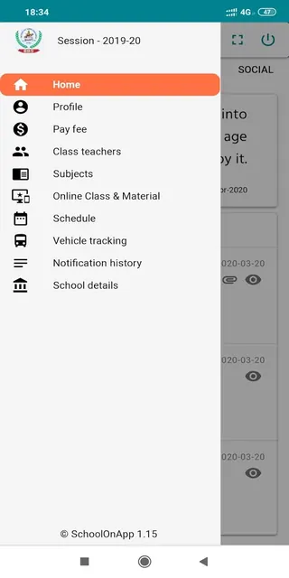 SchoolOnApp Parents & Students screenshot 2