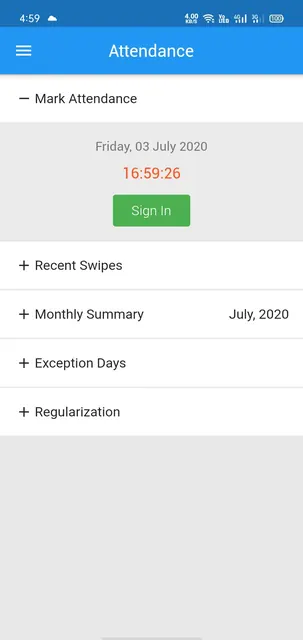 ExactllyHRMS screenshot 4