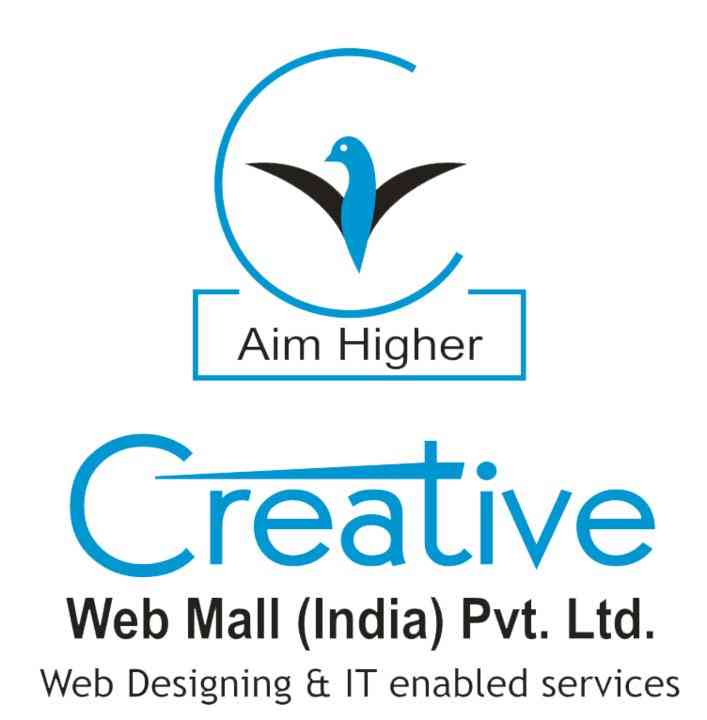 creative web mall logo