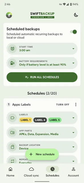 Swift Backup screenshot 5
