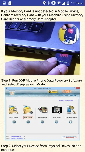 Mobile Phone Recovery Help screenshot 3