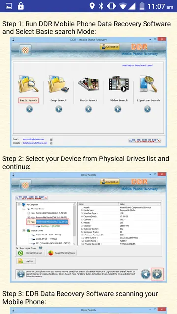 Mobile Phone Recovery Help screenshot 2