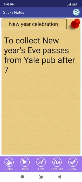 Cool Sticky Notes Rich Notepad screenshot 6