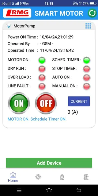 SMART MOTOR PUMP CONTROLLER screenshot 1