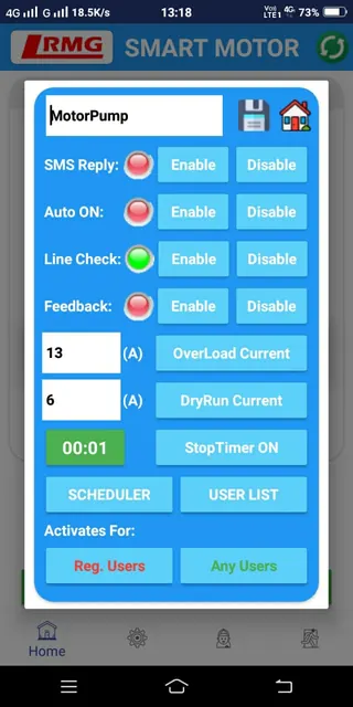 SMART MOTOR PUMP CONTROLLER screenshot 2