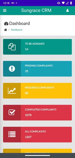 Sungrace CRM screenshot 2