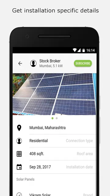 Oorjan - Solar Monitoring App screenshot 3