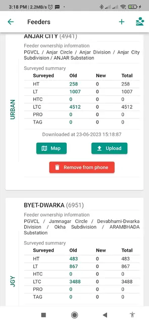 Geourja Easy Survey GPRD screenshot 1