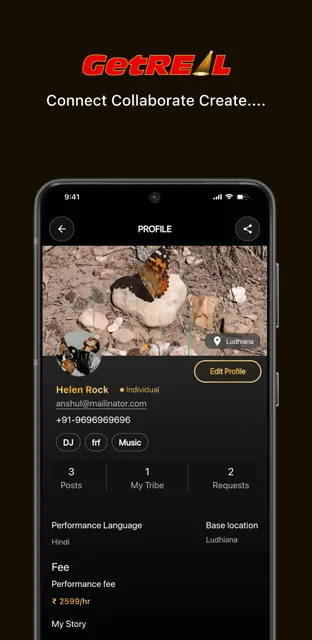 GetREAL-Artist Booking App screenshot 5