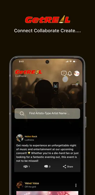GetREAL-Artist Booking App screenshot 2