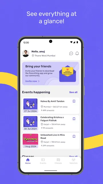 Parenthing Kids Events Classes screenshot 1