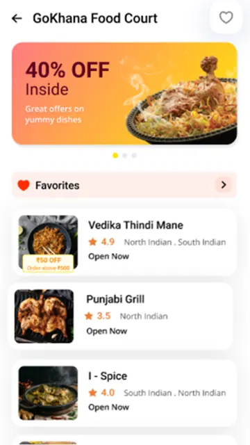 GoKhana - Food Court Ordering screenshot 2