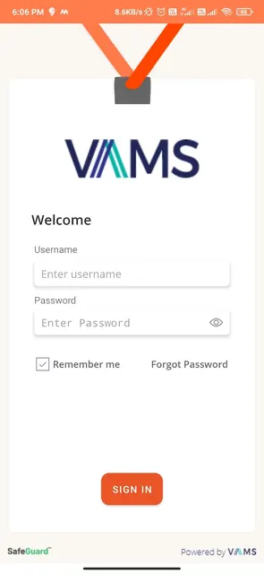 VAMS screenshot 3