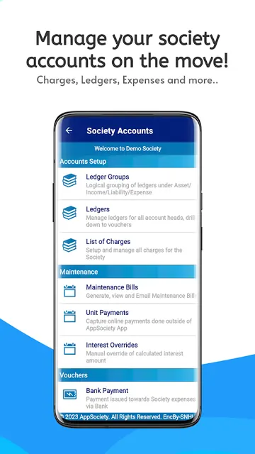 AppSociety: Society Management screenshot 2