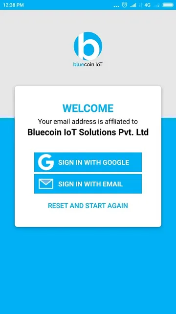 Bluecoin IoT App screenshot 2