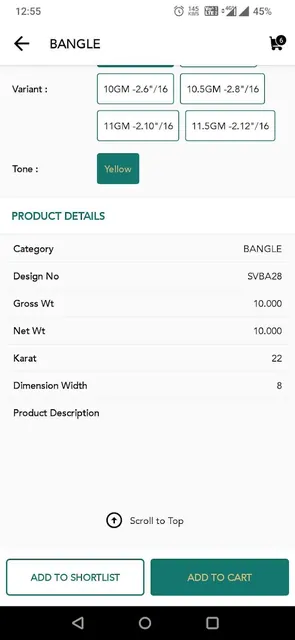 Sriviswa Jewels online screenshot 3
