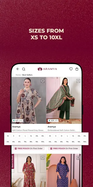 Aramya screenshot 2
