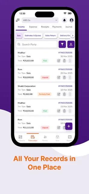 hisabkitab: Billing Accounting screenshot 3