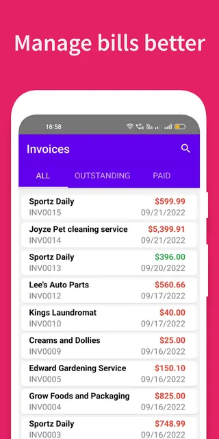 Easy Invoice Make Online store screenshot 5