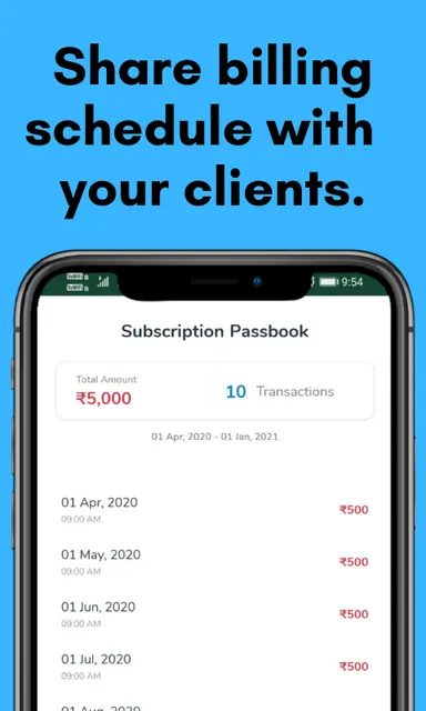MeeKhata - Recurring Invoices screenshot 3